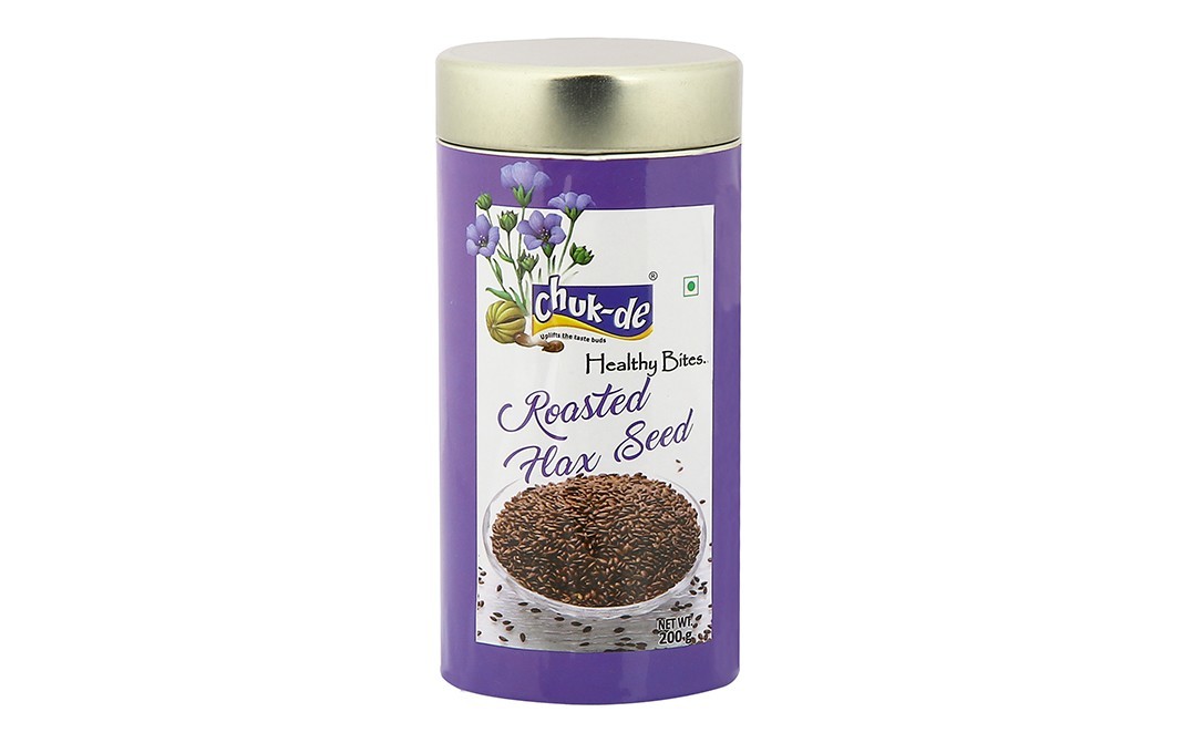Chuk-de Roasted Flax Seed    Plastic Jar  200 grams